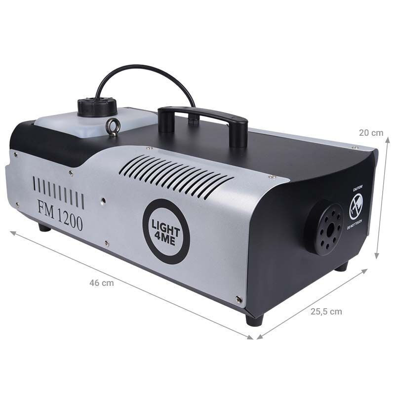 Light4me 1200W Smoke Machine with Wired and Wireless Controller 2