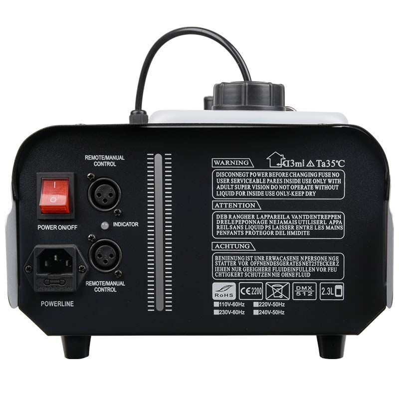 Light4me 1200W Smoke Machine with Wired and Wireless Controller 5