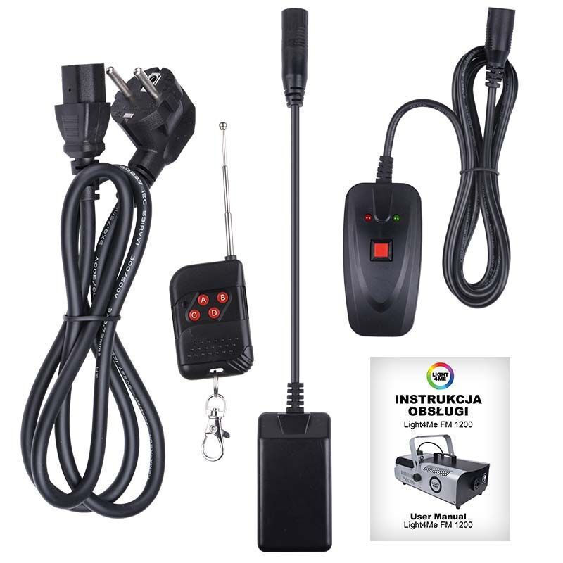 Light4me 1200W Smoke Machine with Wired and Wireless Controller 6