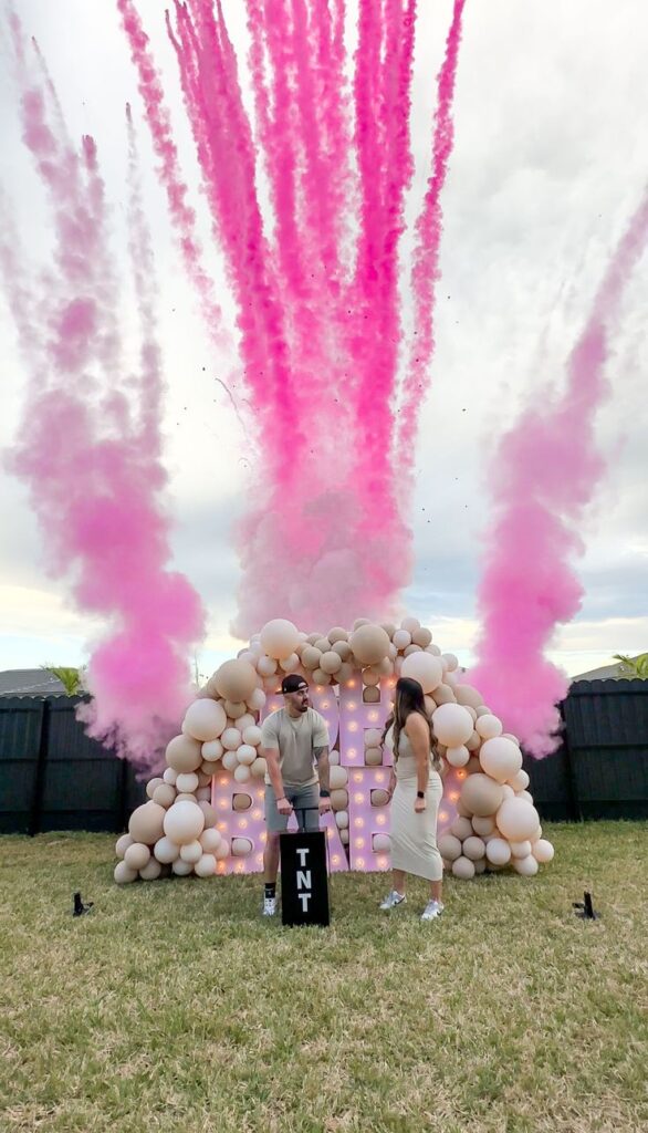 Volcano reveal Gender Reveal Miami
