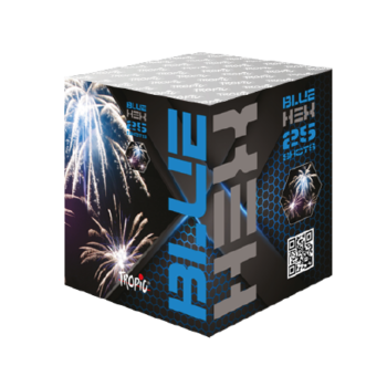 Πυροτέχνημα 25 Βολών Blue Hex TB35 novafirefireworks
